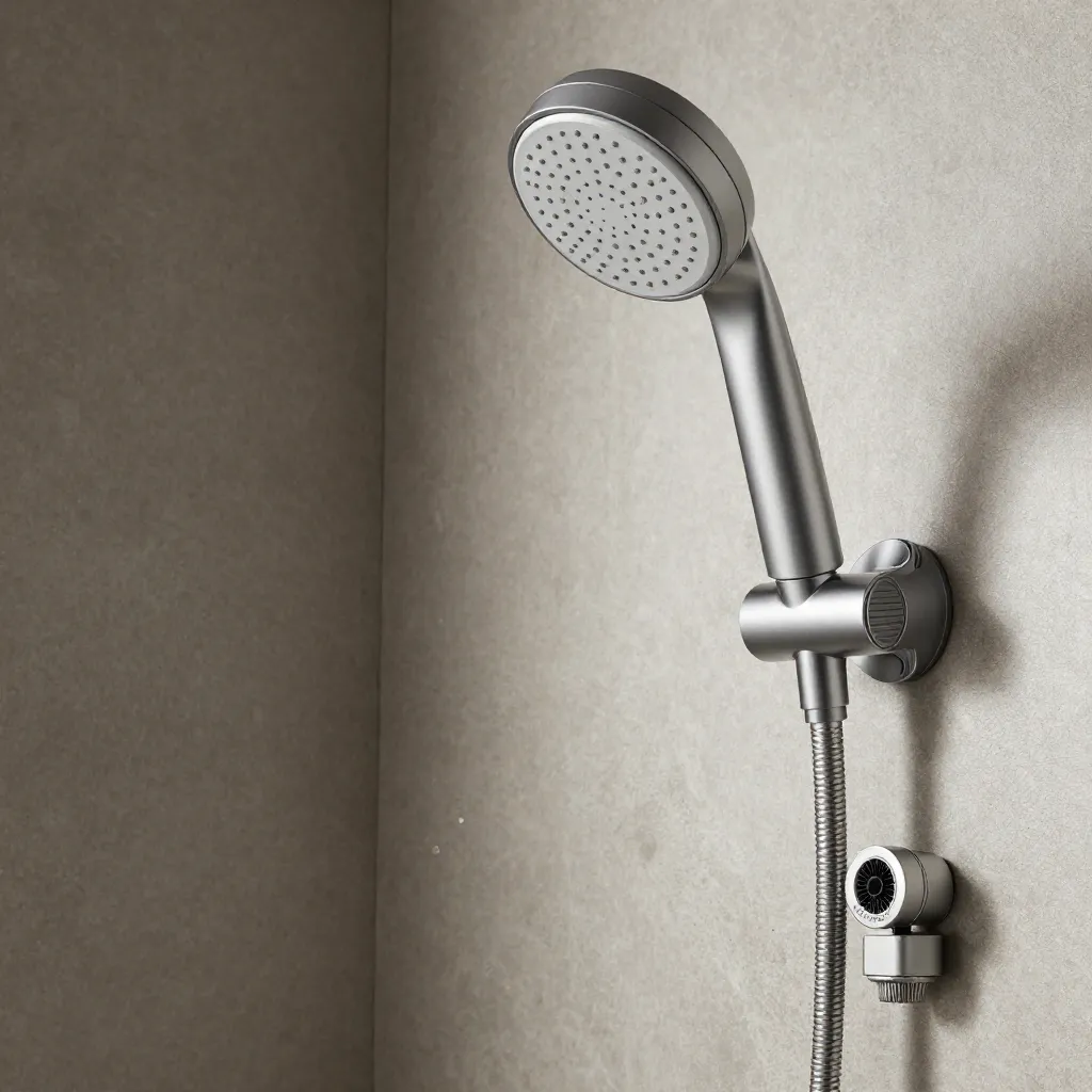 Natural dish soap in glass bottle with pump